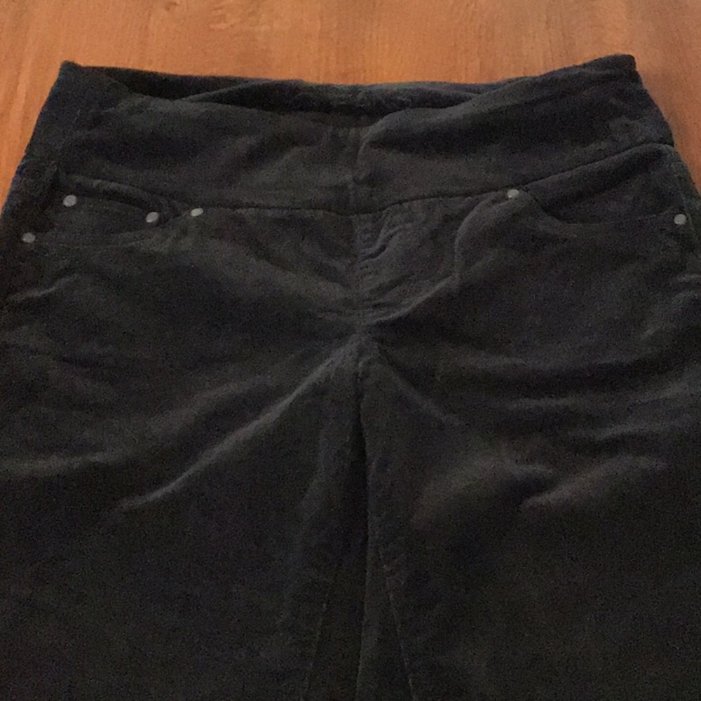 Jag Jeans Black Pull On Corduroy pants size 10